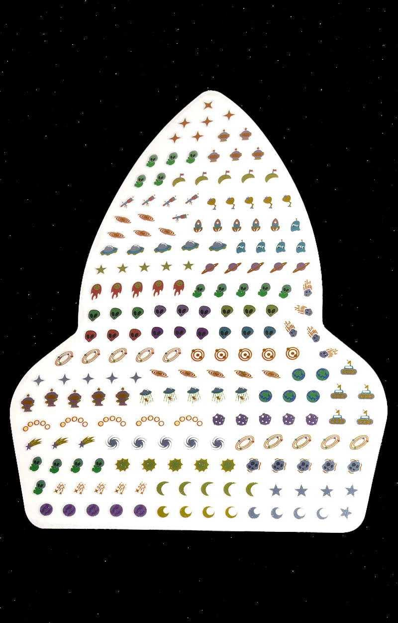 Space Nail Art Stickers - Image 3