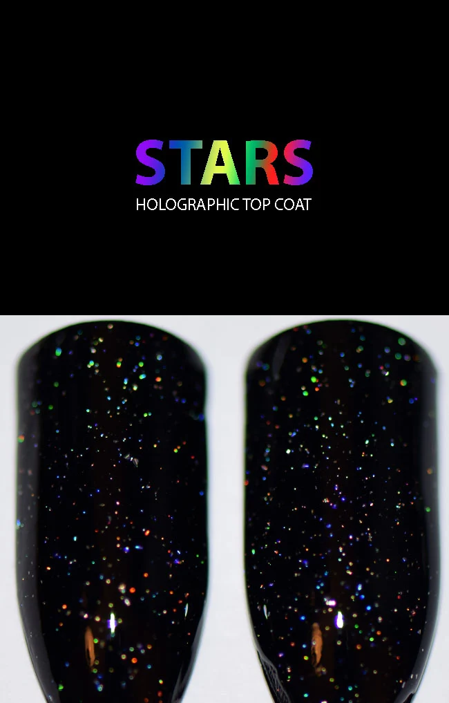 Stars - Limited Availability - Holographic Top Coat - Image 3